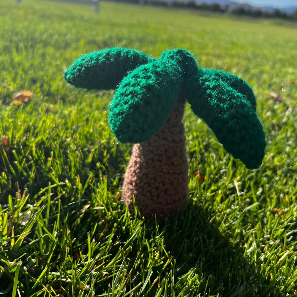 Hand Crocheted Summertime Palm Tree Plushie Decor! - Picture 10 of 10